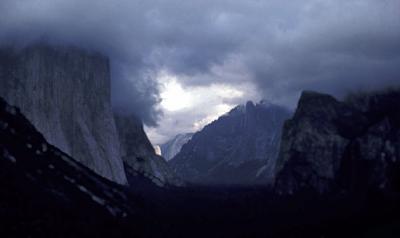 Marg Martin - Snow Clouds Yosemite