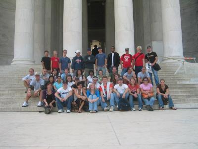Our Class at the Jefferson Memorial