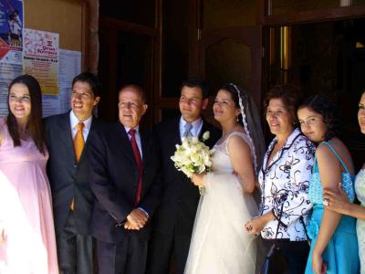 Alejandra & her family