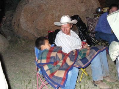 Arturo and David having an evening chat