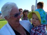 Great Grand Nanny & Dylan at Memorial Service
