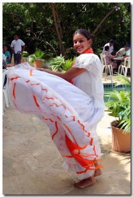 Nicaraguan Dancers Perform For Seniors