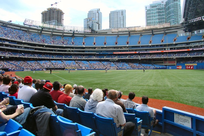 The Rogers Centre (formerly the Skydome)