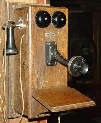 Old telephone in the Bonavista Museum