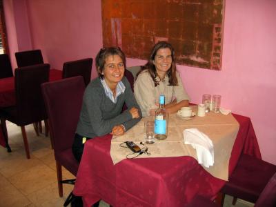 Lunch in London, with Ludovica (whom we met last year in Namibia)