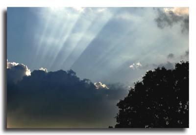 Sunset, Storms and Beams