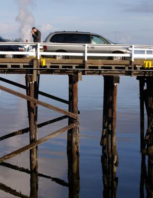 Waiting for the Ferry. Vancouver Island. BC Canada
