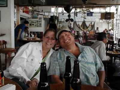 David and Elizabeth Enjoying themselves in Ensenada