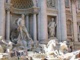 Baja in Rome at Trevi Fountain