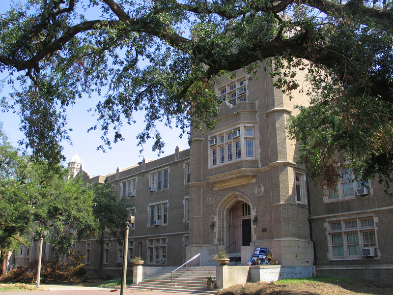 Academy Entrance Framed by Live Oak