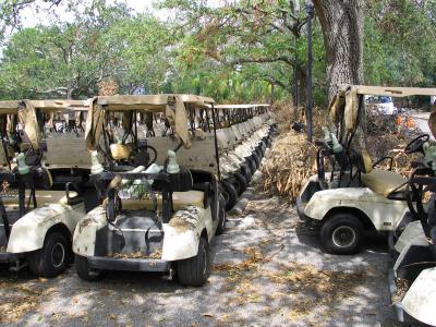 Metairie Golf Club after the floodwaters that followed Katrina