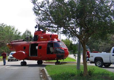 Crashed Rescue Helicopter