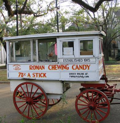 The Candy Man Along St. Charles Avenue