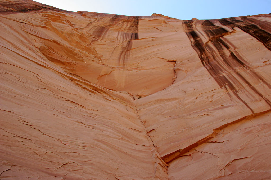Streaks of Desert Varnish