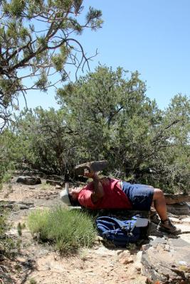 Daniel Morning Press (After Bare Trail Climb), Navajo-Style