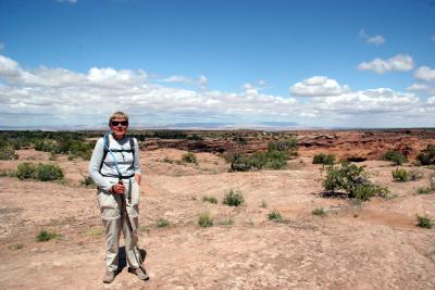 Linda, Exiting From Canyon de Chelly