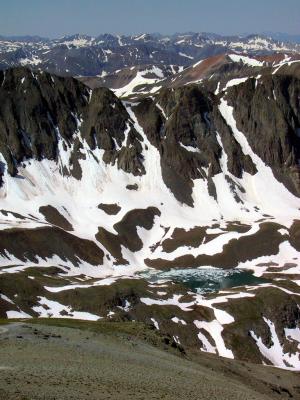 View of Cirque Below Summit of Handies