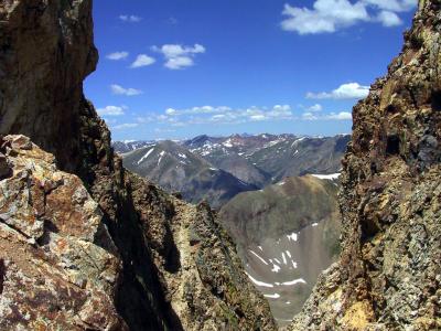 W'ly View From the Saddle Between Sunshine & Redcloud