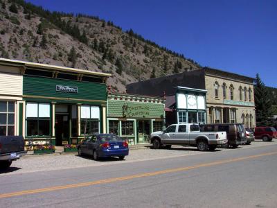 Main Street Businesses, Lake City, CO........Check Out the TX License Plates!!!