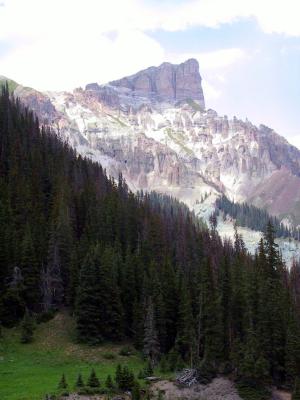 VIew From Middle Fork of Cimarron Trail