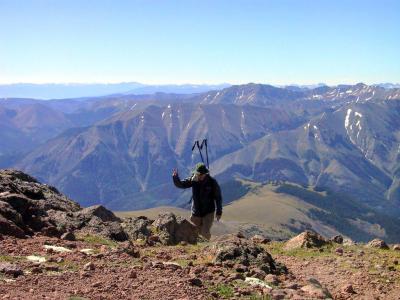  Fred's Final Summit Approach On Uncompahgre
