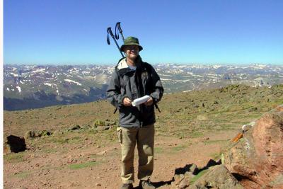 Fred Signing In, Uncompahgre Summit