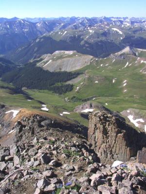 View of Ridge Leading to Summit of Wetterhorn