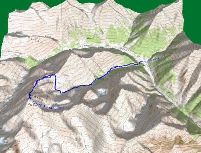 Handies Peak, By Way of Grizzly Gulch Trail