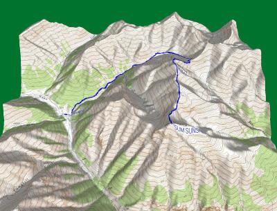 Redcloud/Sunshine Peaks By Way of Silver Creek Trail