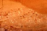 Characteristic Basketmaker (Prior to 450 AD) Figures (Men, Lower Right) & Lots of Birds, Blue Bull Cave Ruins