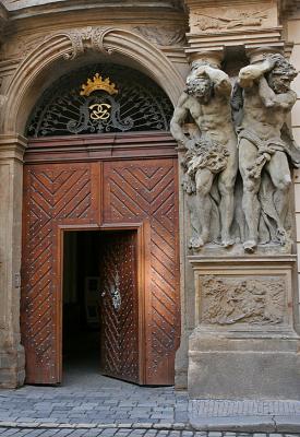 Prague - Church Door