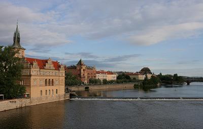 Prague - Golden Hour on Vltava River