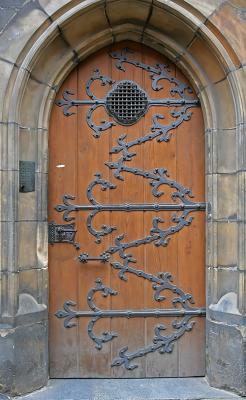 Prague - St Vitus Wood Door