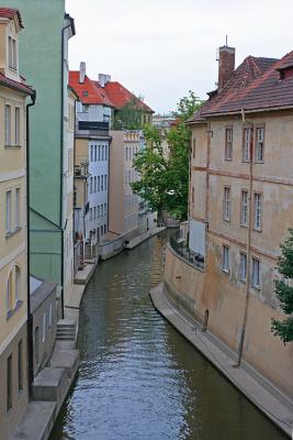 Prague - Canal near Charles Bridge