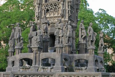 Prague - Fountain Statues