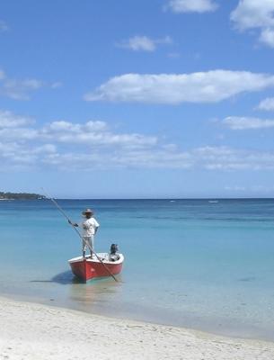 Mauritius - Proud Fisherman, Trou aux Biches Beach