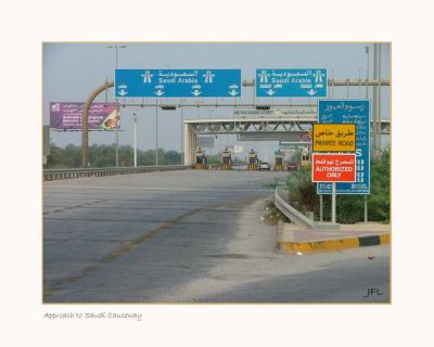 Saudi Causeway Approach