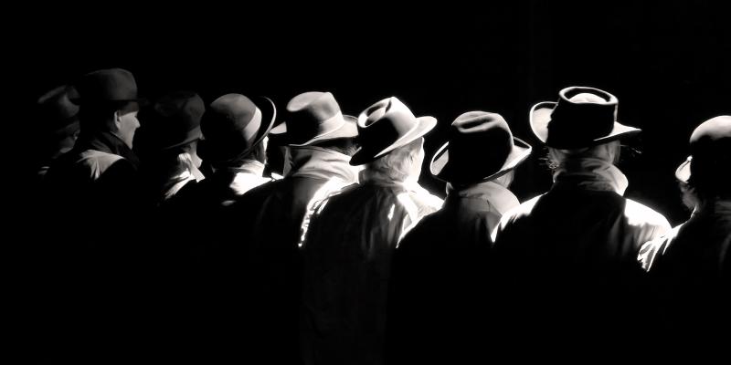 <b>1st Place Winner</b><br>Line up in B&W<br>by Adrian van Ammers