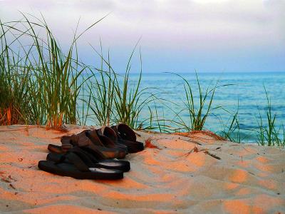 Beach Lineupby Anonymous