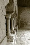 The lines of the cloister *