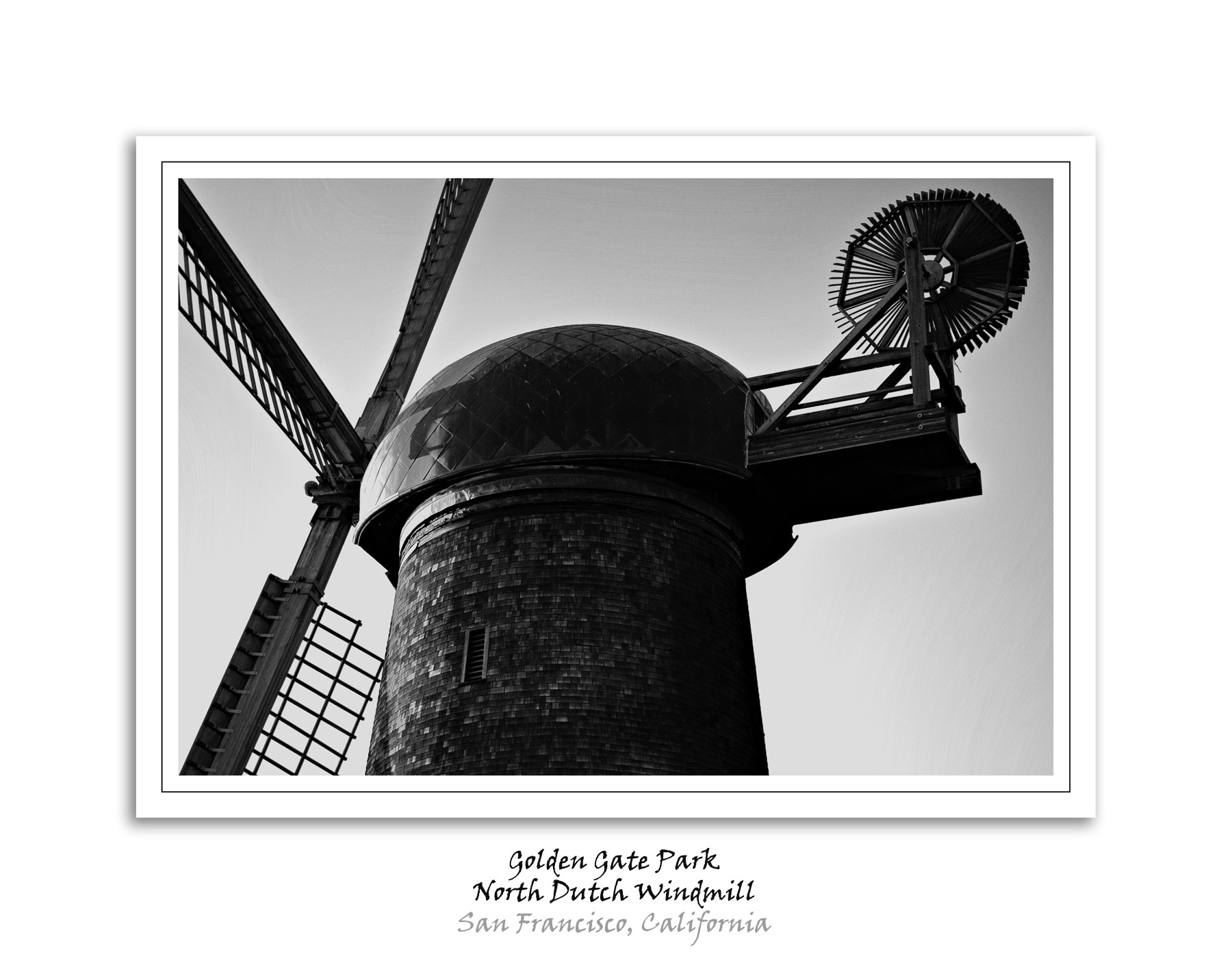 Golden Gate Park North Dutch Windmill