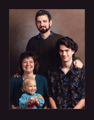 1991-Alex, Linda, Zane & Sean
