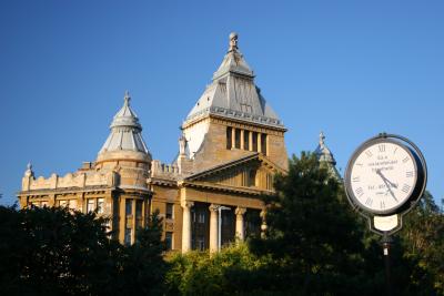 lot of nice buildings in Budapest