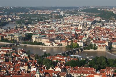Prague and Vltava River