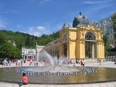 Singing Fountain in spa town Marinsk Lzne (Marienbad)