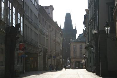 Prague old town at dawn