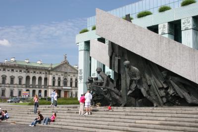 Monument of Warsaw uprising 1944