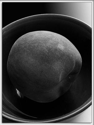 bw peach in a bowl by brent