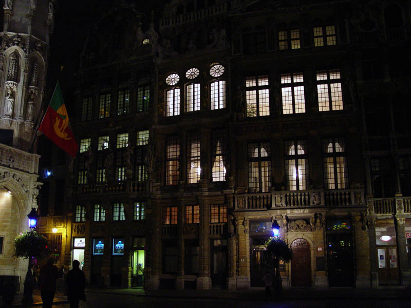 Grand Place at night