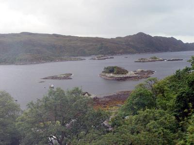 tide was out on the return journey